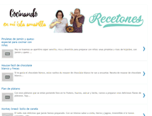 Tablet Screenshot of cocinandoenmiislaamarilla.com